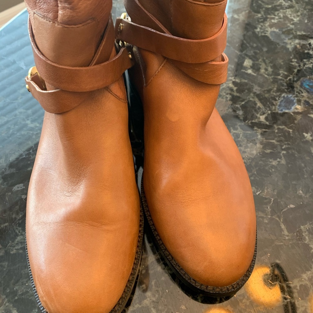 Ralph Lauren Tan Leather Riding Boots - Picture 6 of 9